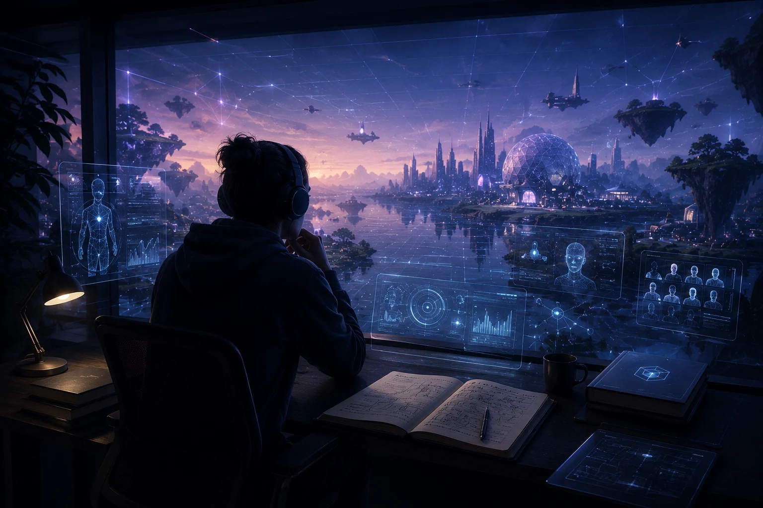 Researching virtual worlds and the 3D-AI internet