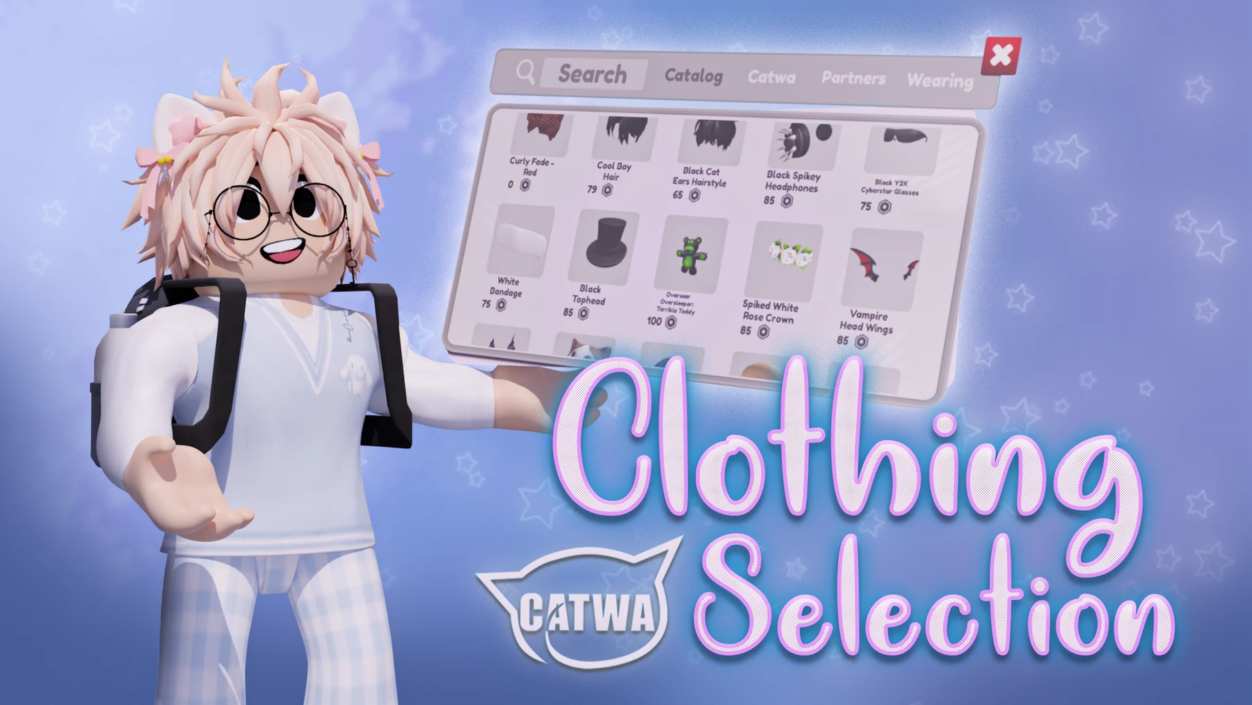 CATWA's Got Talent - Clothing selection UI