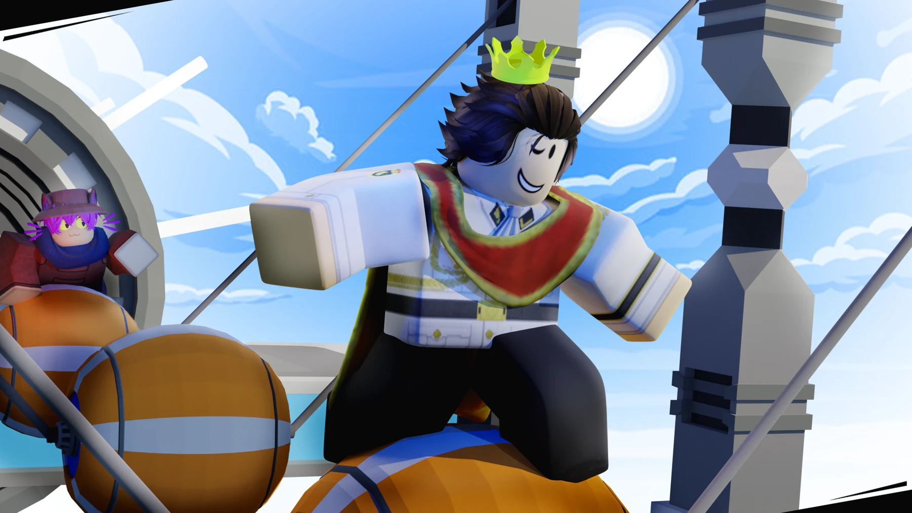 Far Away Kingdom - Prince on airship, King's crown